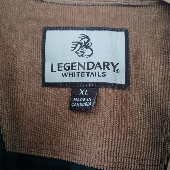 Men's Legendary Whitetails Men's Buck Camp Flannel Shirt Button Down Shirt XL - Picture 10 of 13